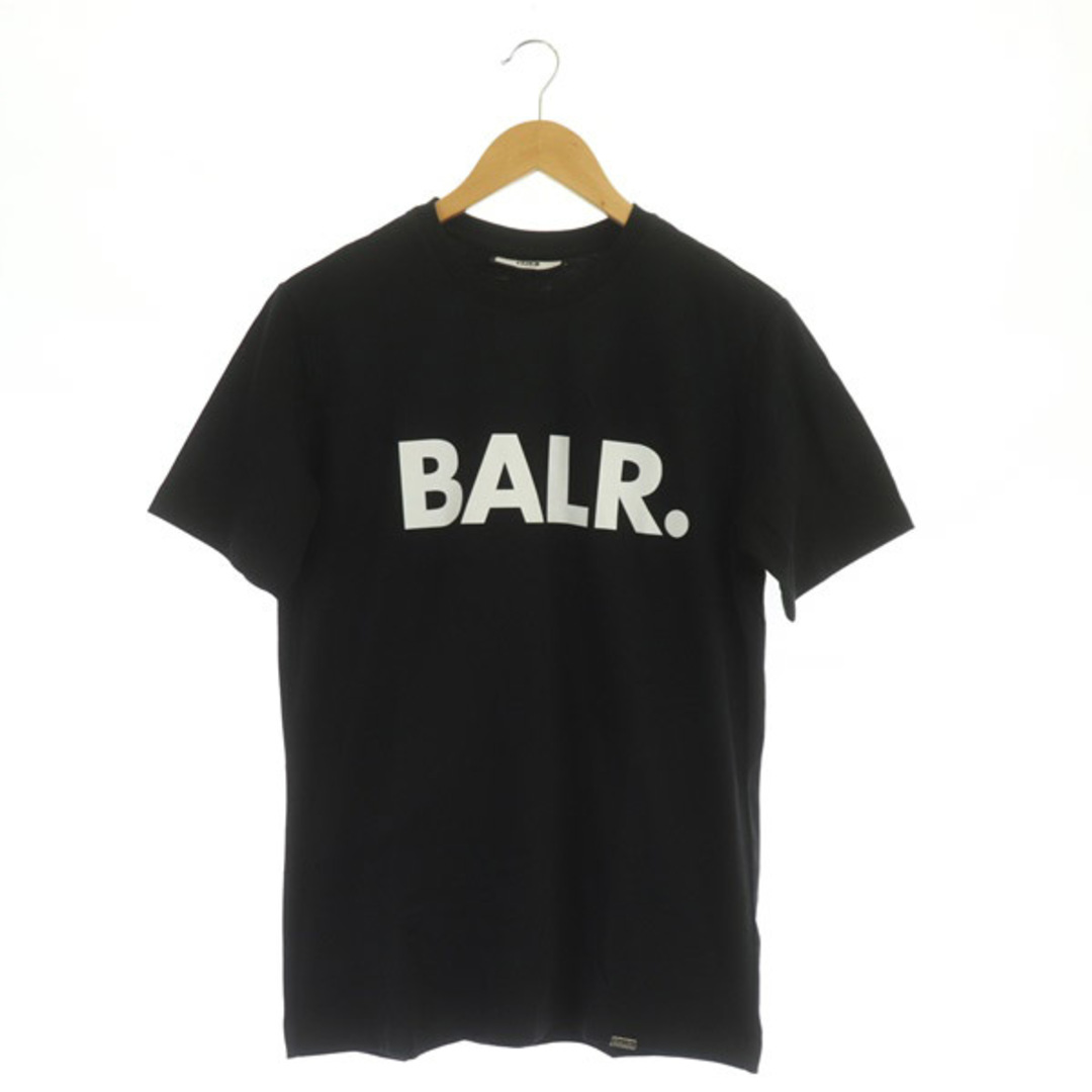 ボーラー BALR. Tシャツ 半袖 クルーネック ロゴプリント S 黒