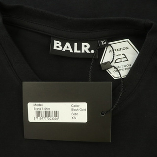other - ボーラー BALR. Tシャツ 半袖 ロゴプリント コットン XS 黒 ...