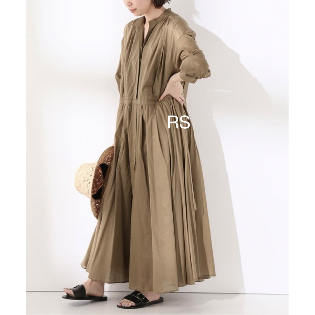 UPPER HIGHTS 『DAY』graybrown シャツドレス - ロングワンピース