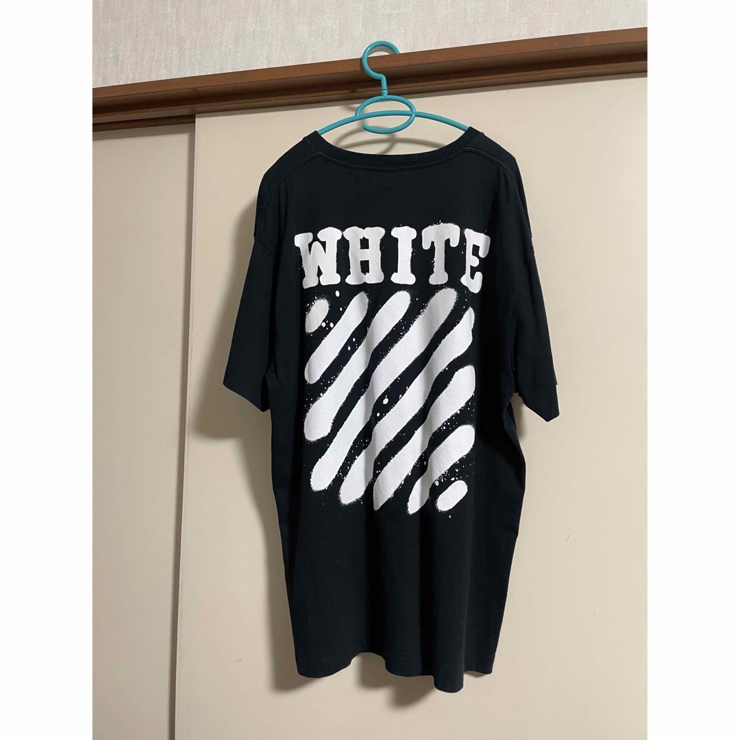 Off-White  スプレーペイント　Tシャツ