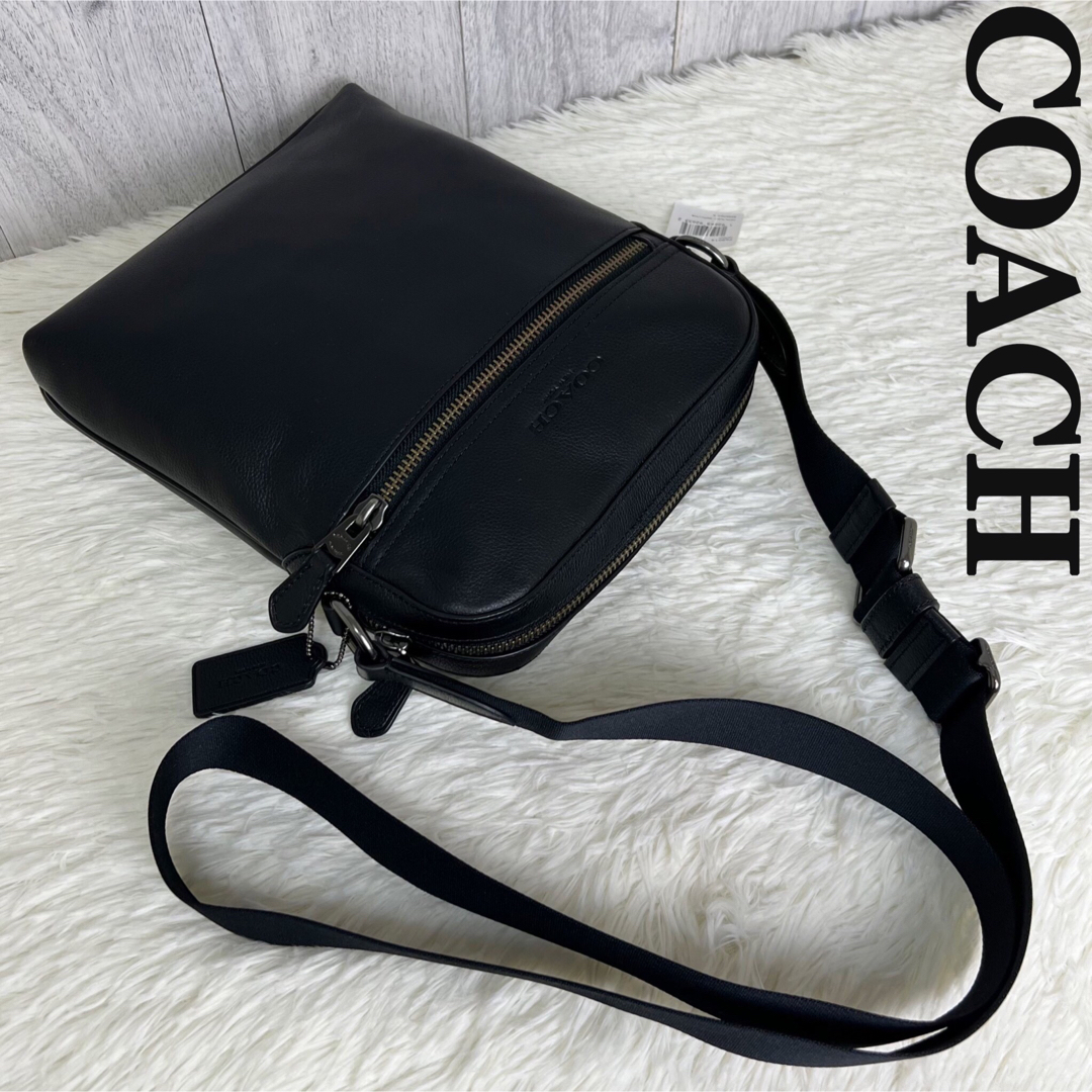 COACH(コーチ)ショルダー、本革、40 X30 X10、A4入る、実用的