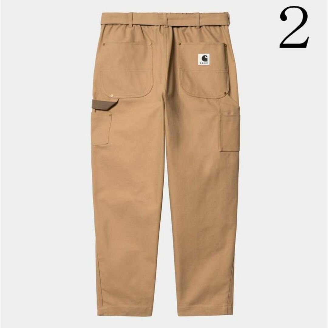 sacai - 2 Sacai Carhartt WIP Canvas Pants ベージュの通販 by