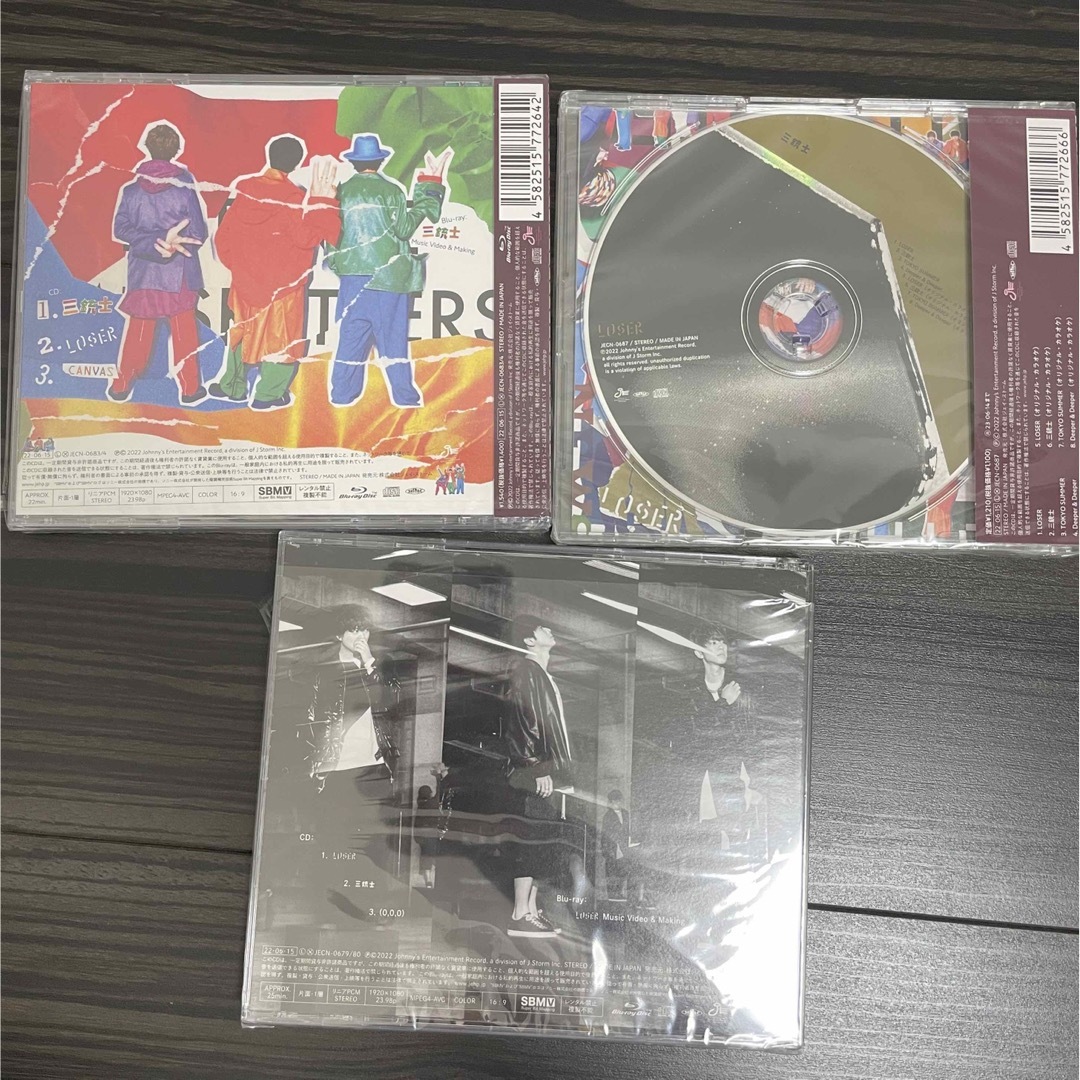 NEWS(ニュース)の三銃士/LOSER 3点セット エンタメ/ホビーのCD(ポップス/ロック(邦楽))の商品写真