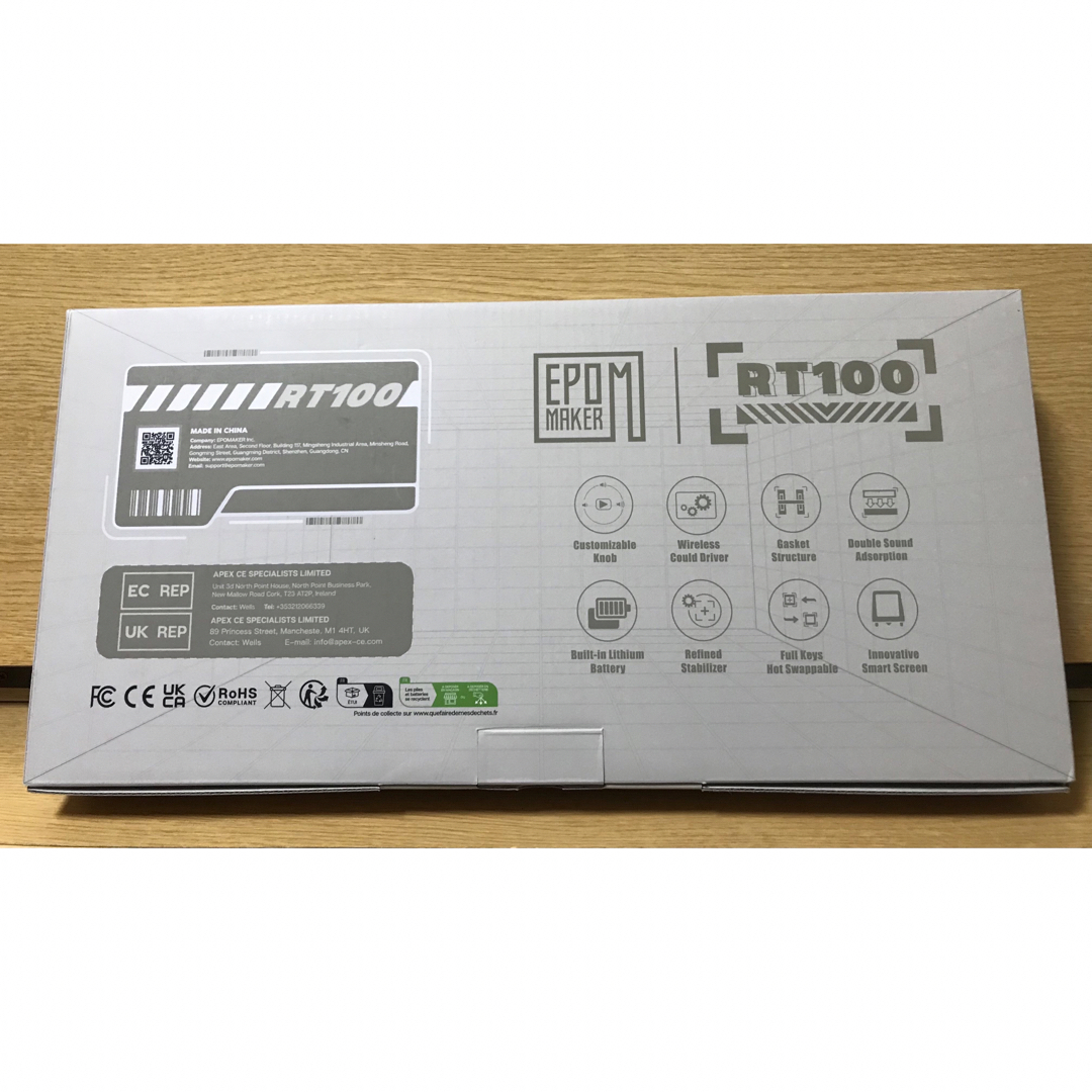 EPOMAKER RT100 97キー  gateron pro黄色軸 英語配列