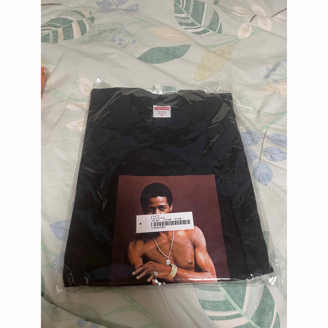 supreme al green tee black xl