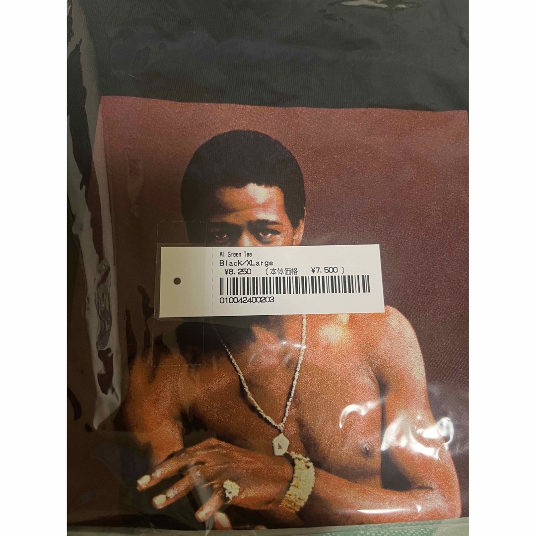 supreme al green tee black xl