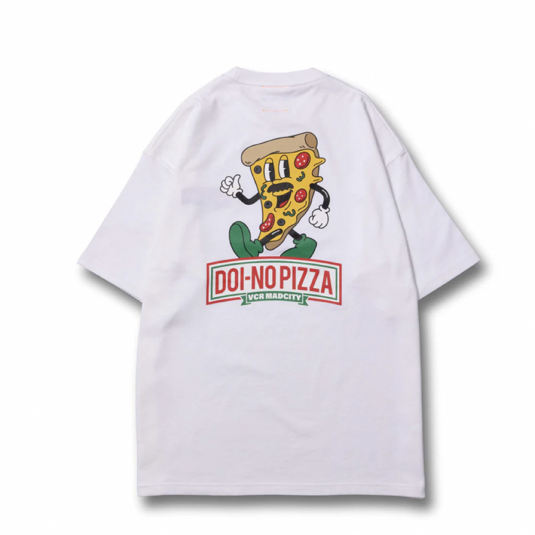 DOI-NO PIZZA TEE / WHT Lサイズ ボルトルーム ピザ