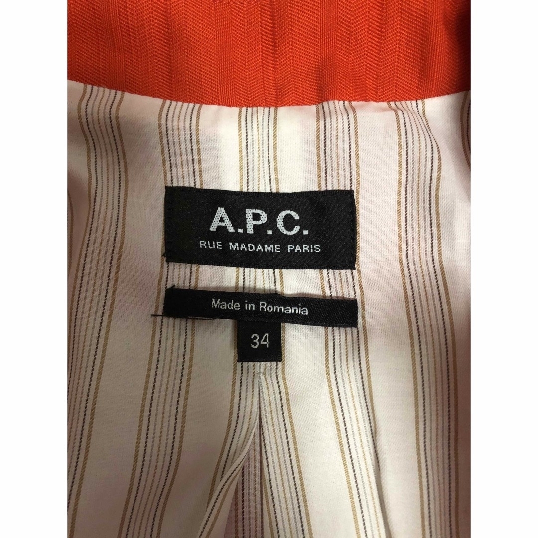 A.P.C.   ヘリンボーンツイル コート　サイズ34 新品 2