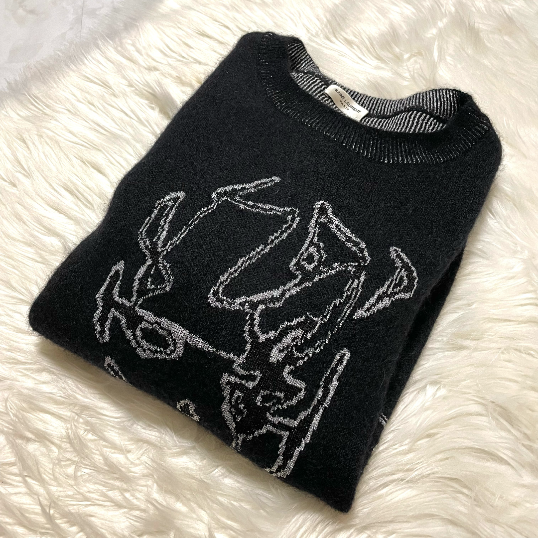 Saint Laurent - 本物 美品 サンローランパリ ハンサム デザイン