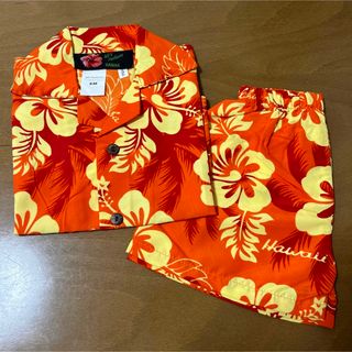 プチバトー アロハシャツ リゾート ボタニカル ハワイ ハイビスカス フラワー