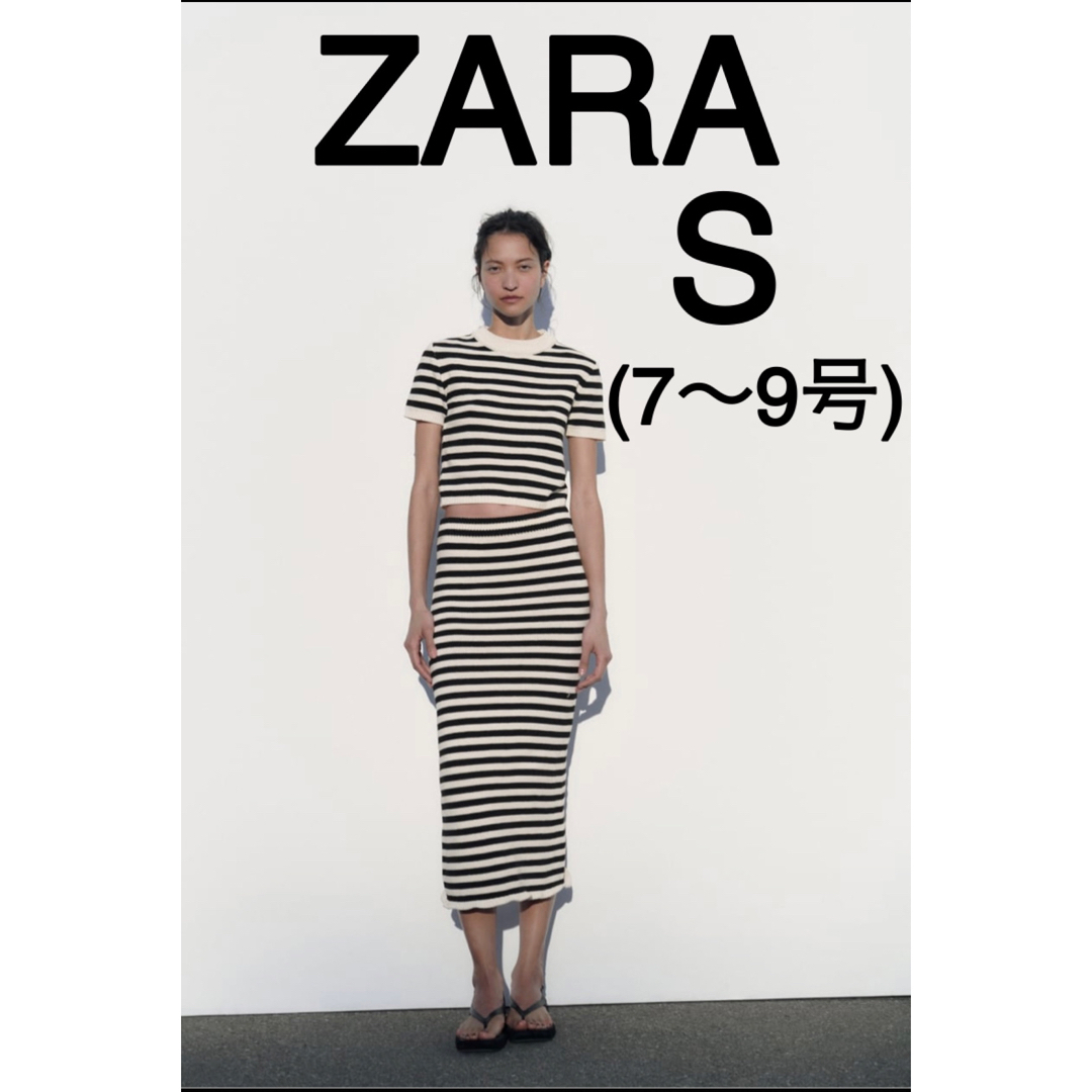 ZARA - 【完売商品】ZARA ストライプ シェニールトップス ボーダー ...