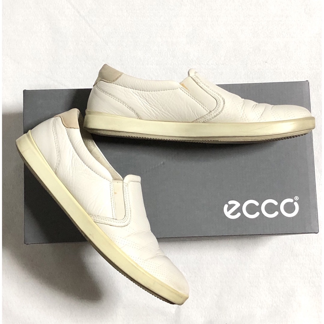 ecco レザースリッポン