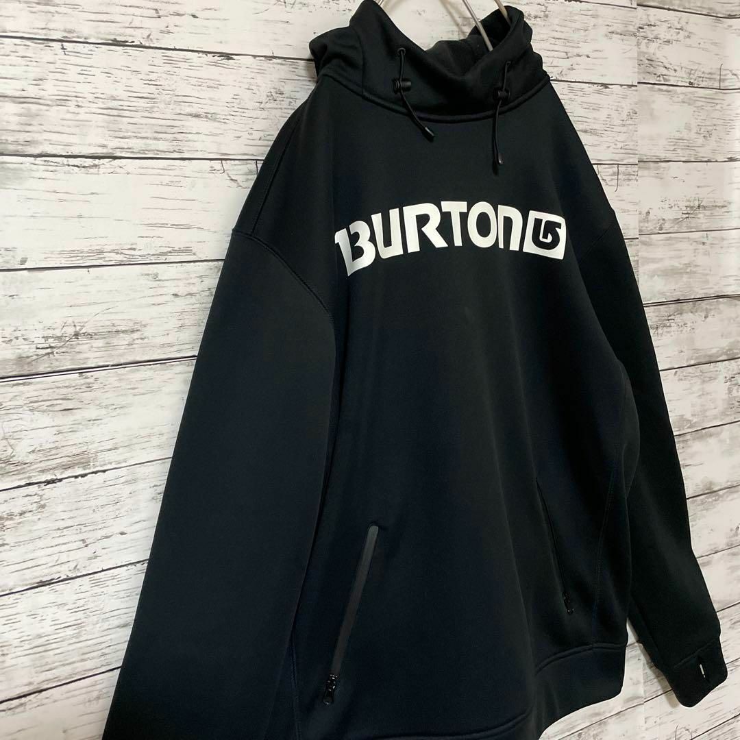 BURTON(バートン)のBURTON 撥水加工プルオーバーパーカー ロゴ 止水ジップ スキー スノボ メンズのトップス(パーカー)の商品写真