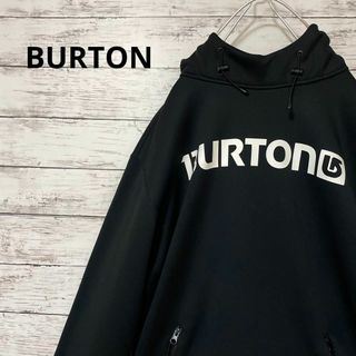 バートン(BURTON)のBURTON 撥水加工プルオーバーパーカー ロゴ 止水ジップ スキー スノボ(パーカー)