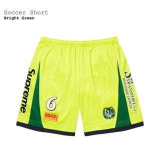 シュプリーム(Supreme)のSupreme Soccer Short ブライトグリーン ショーツ(ショートパンツ)