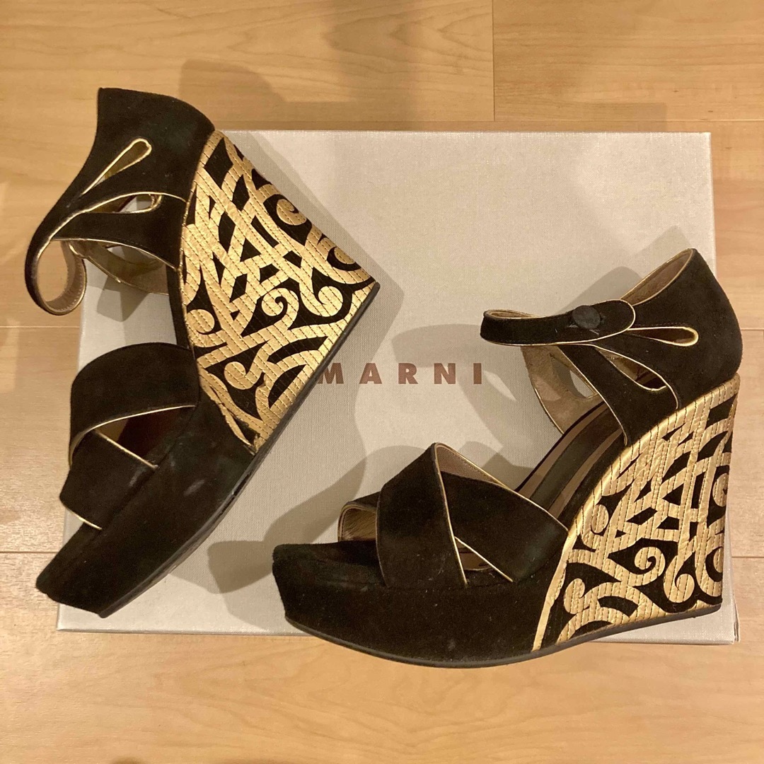 MARNI☆ほぼ新品☆ウェッジソールサンダルサンダル