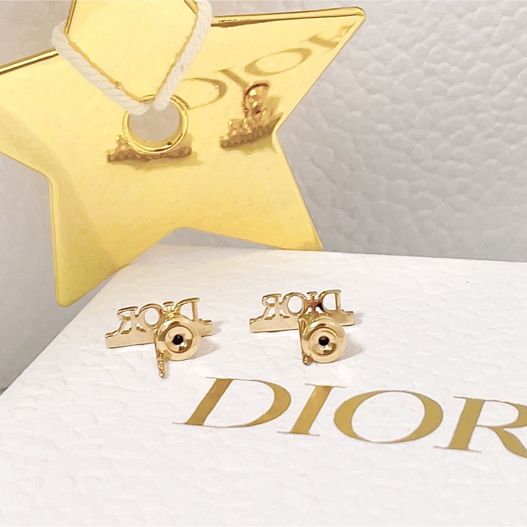 DIOR ピアス ディオレボリューション スタッドピアス ゴールド | www