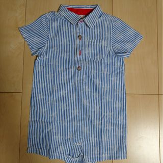 半袖ロンパース 18month 80cmぐらい(ロンパース)