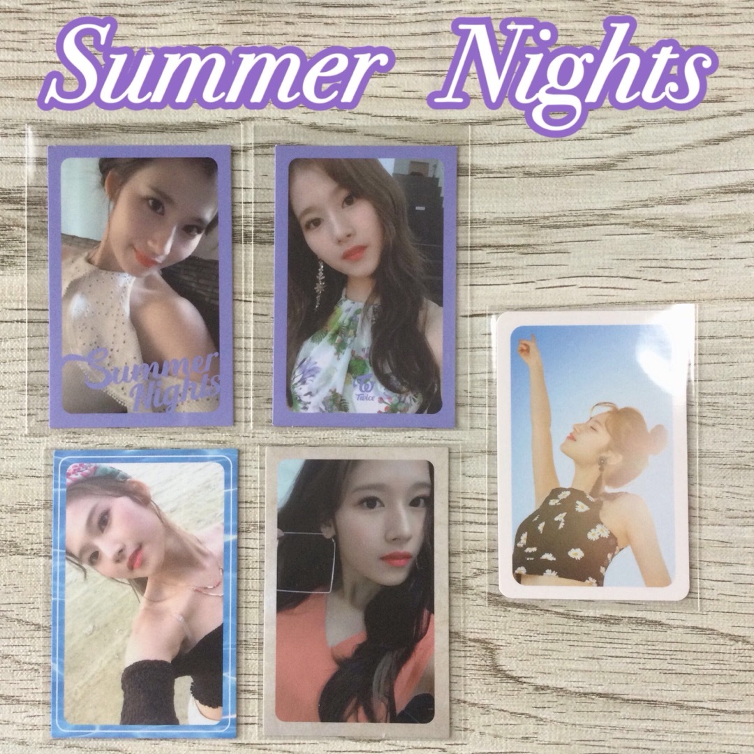 TWICE tv 2018 Summer nights サナ トレカ