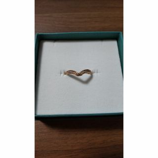 アヴァロン(Avaron)のAvaron リボン K18YG 15号 Diamond Ribbon Ring(リング(指輪))