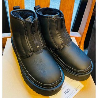 UGG☆カーキ 入手困難 ニューメルプラットフォーム ジップ 22cm