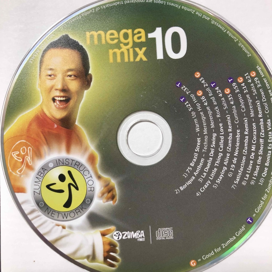 Zumba(ズンバ)のズンバ　MEGAMIX10  CD エンタメ/ホビーのCD(クラブ/ダンス)の商品写真