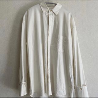 シュタイン(stein)のstein FLY FRONT SLEEVE OVERSIZED SHIRT(シャツ)