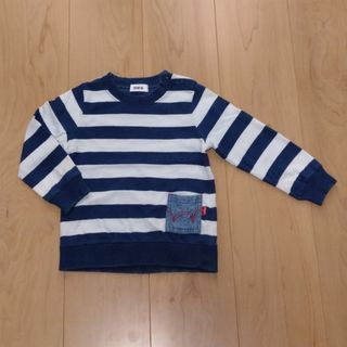 エドウィン(EDWIN)の未使用☆EDWIN☆エドウィン☆ボーダー長袖カットソーロンT☆95cm(Tシャツ/カットソー)