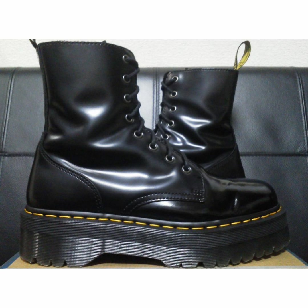 Dr.Martens JADON UK9 黒 厚底 8ホール BEX ジェイドン - ブーツ