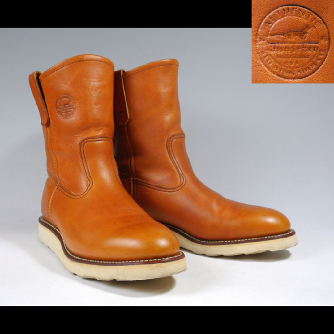 REDWING - 犬刻印レッドウィング866ペコスブーツ9866緑犬タグ875 REDWING - 犬刻印レッドウィング866ペコスブーツ9866緑犬タグ875