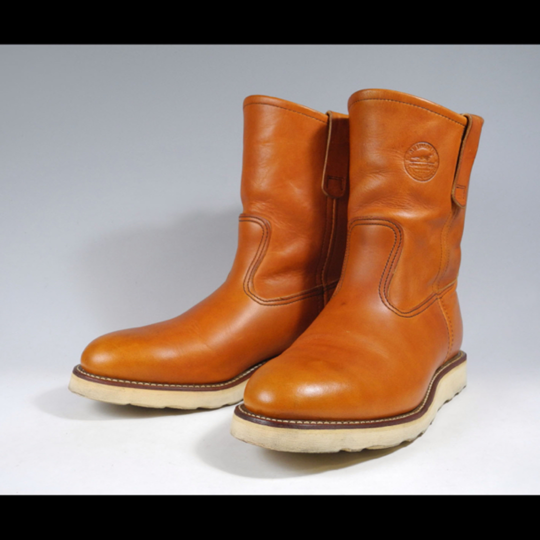 REDWING - 犬刻印レッドウィング866ペコスブーツ9866緑犬タグ875 8866