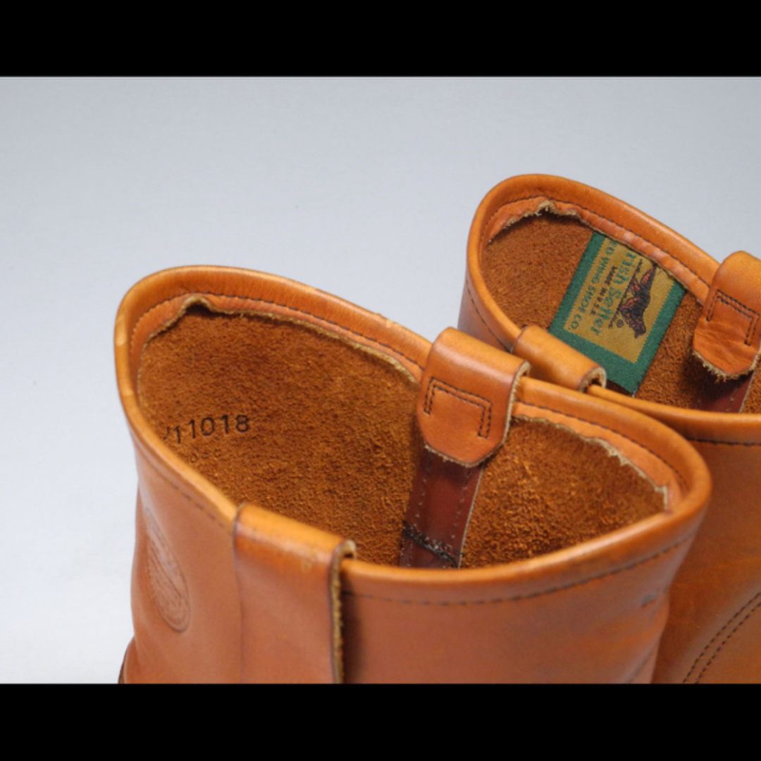 REDWING - 犬刻印レッドウィング866ペコスブーツ9866緑犬タグ875 REDWING - 犬刻印レッドウィング866ペコスブーツ9866緑犬タグ875