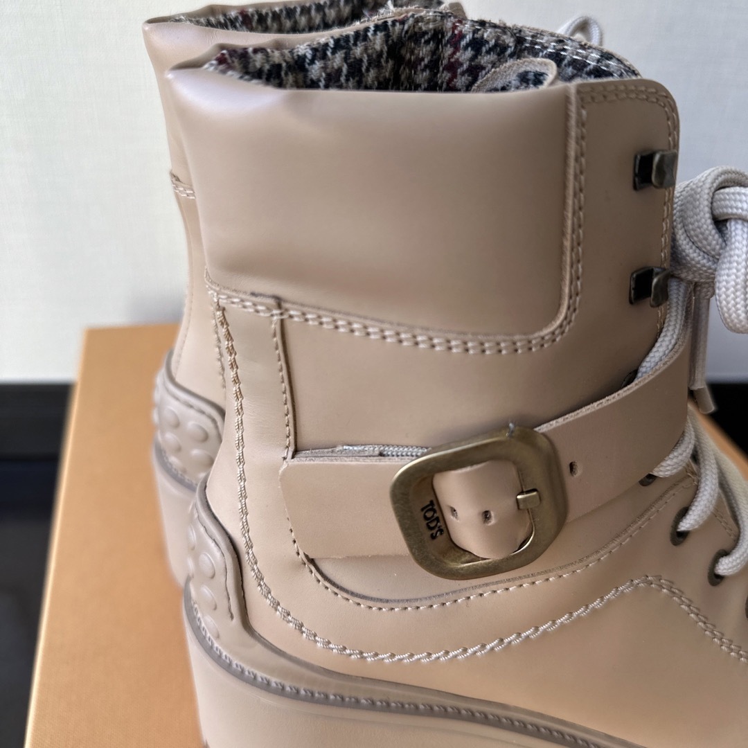 TOD'S ショートブーツ 厚底 36EU 新品 | tradexautomotive.com