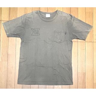 nexus7 ネクサス ARMY Tシャツ カーキ S 両面 染み込み フェード