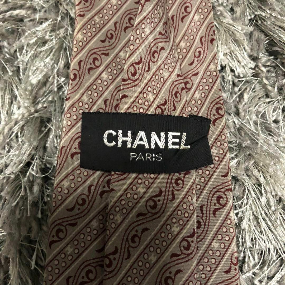 CHANEL(シャネル)のCHANEL シャネル ネクタイ グレー ココマーク メンズのファッション小物(ネクタイ)の商品写真