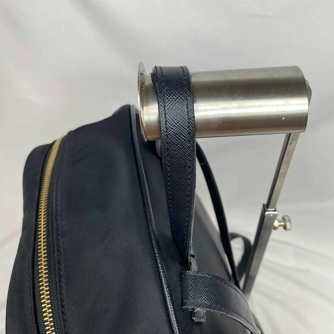 美品 ケイトスペード リュック ナイロン × レザー バックパック 内側総
