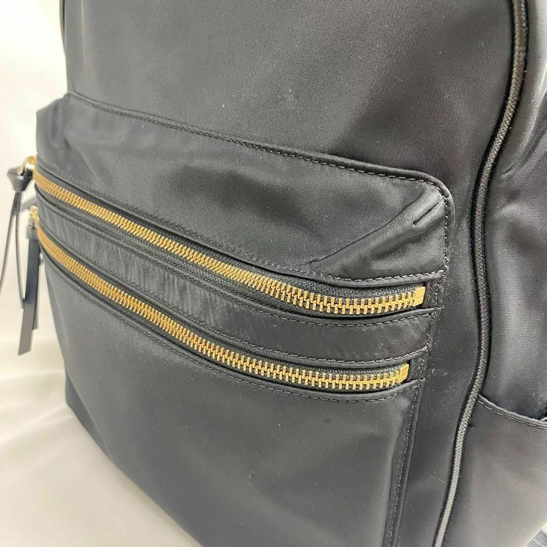 美品 ケイトスペード リュック ナイロン × レザー バックパック 内側総