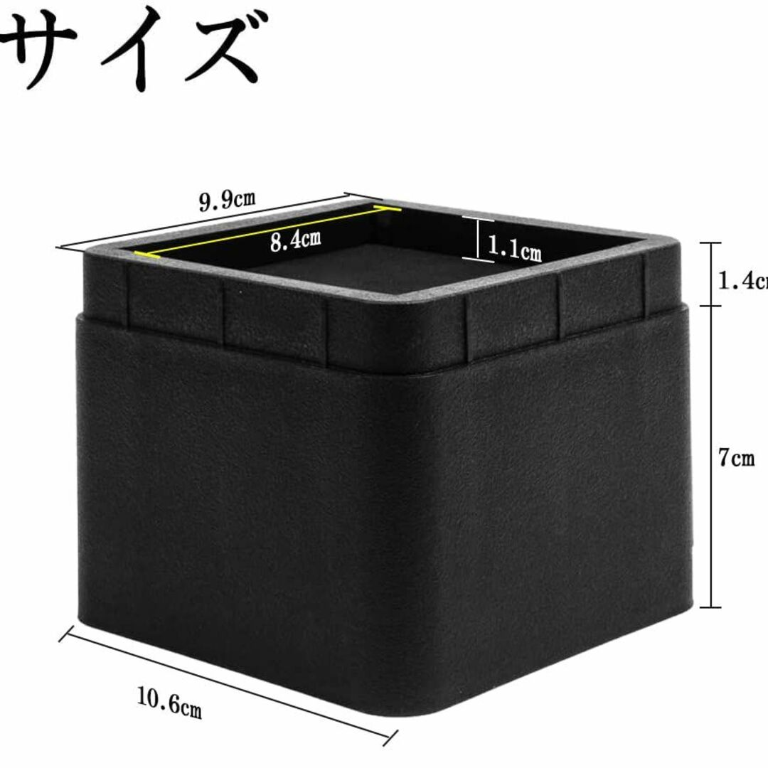 Uping テーブル・ベッドの高さ調節が簡単にできるベッドの高さをあげる足 4個