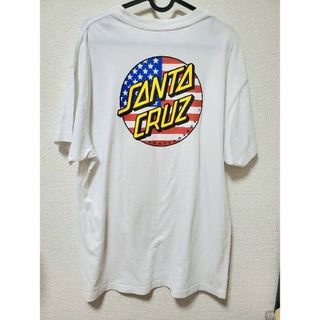 サンタクルーズ(Santa Cruz)の【即日発送】SANTA CRUZ　Fサイズ　レディースTシャツ　ホワイト(Tシャツ/カットソー(半袖/袖なし))