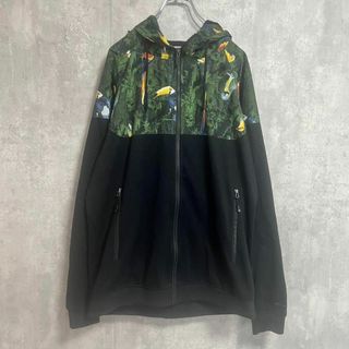 コロンビア(Columbia)の【超美品】Columbia コロンビア ジップアップパーカー ボタニカル 花柄(マウンテンパーカー)