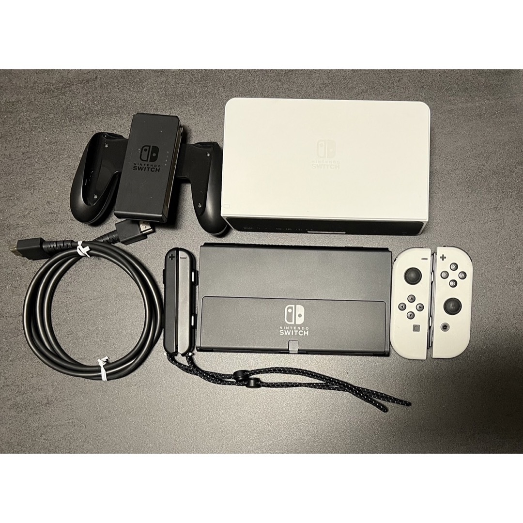 有機ELモデル Nintendo Switch ホワイト 使用期間短 | フリマアプリ ラクマ