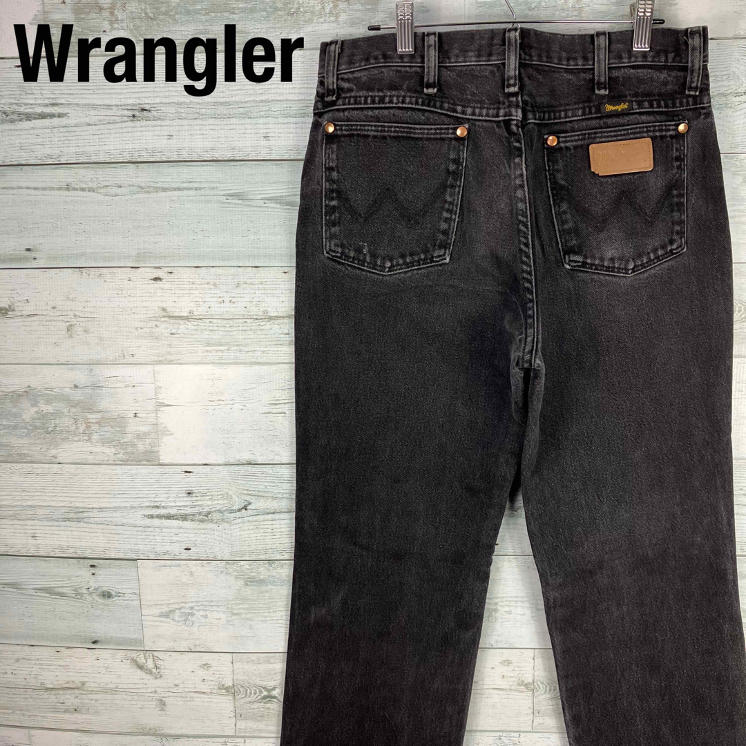 Wrangler - Wrangler ラングラー 31×34相当 ブラック デニムパンツの