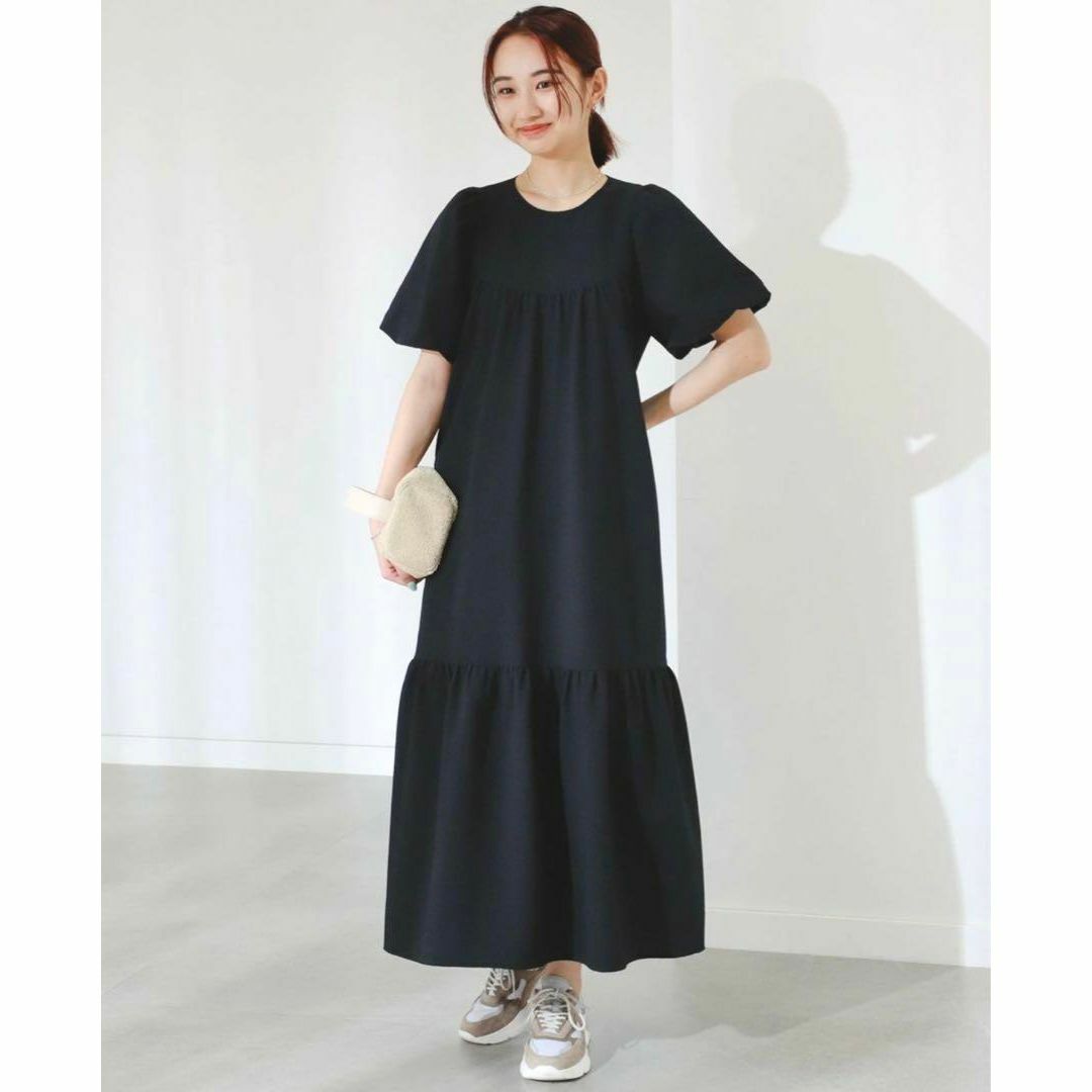 BEAMS - 未使用 バルーン袖が可愛い♪ ティアードワンピース マキシ丈 ...
