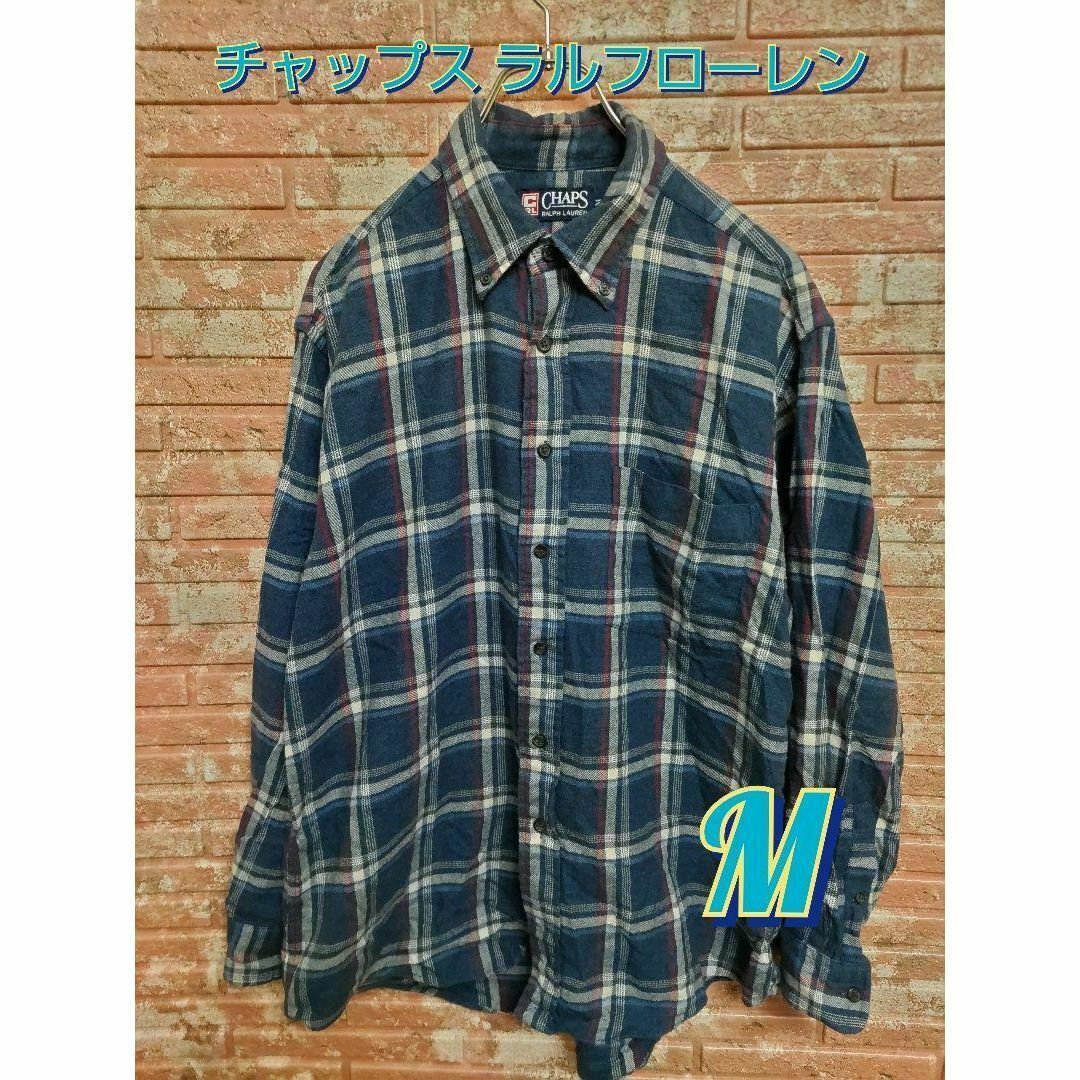 ★90s★CHAPS★チャップス★長袖チェックBDシャツ★ラルフローレン