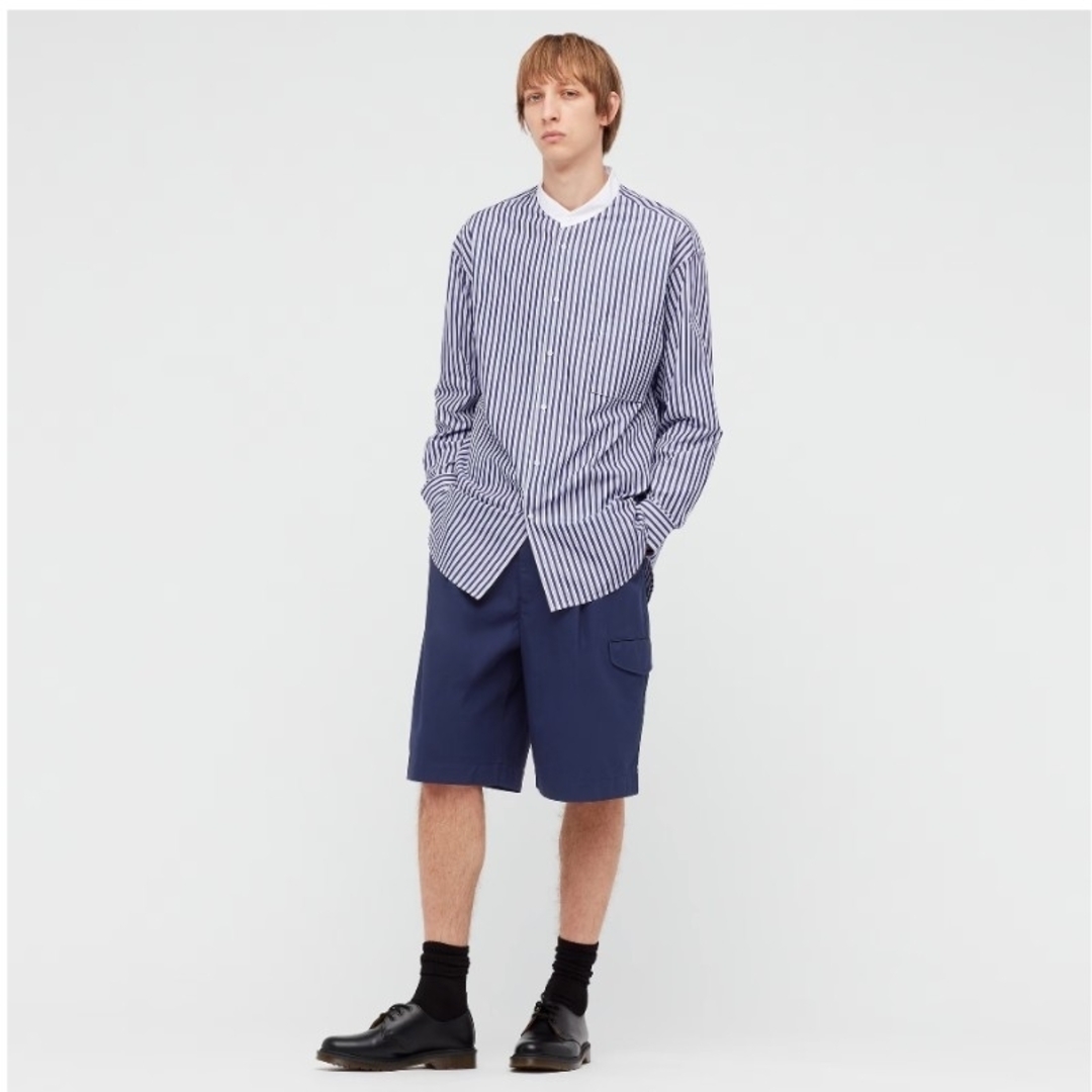 UNIQLO +J スーピマコットンオーバーサイズスタンドカラーシャツ