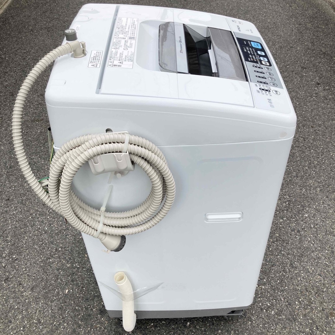 日立 - 洗濯機 7kg 2016年製 HITACHI 白い約束 NW-Z79E3の通販 by
