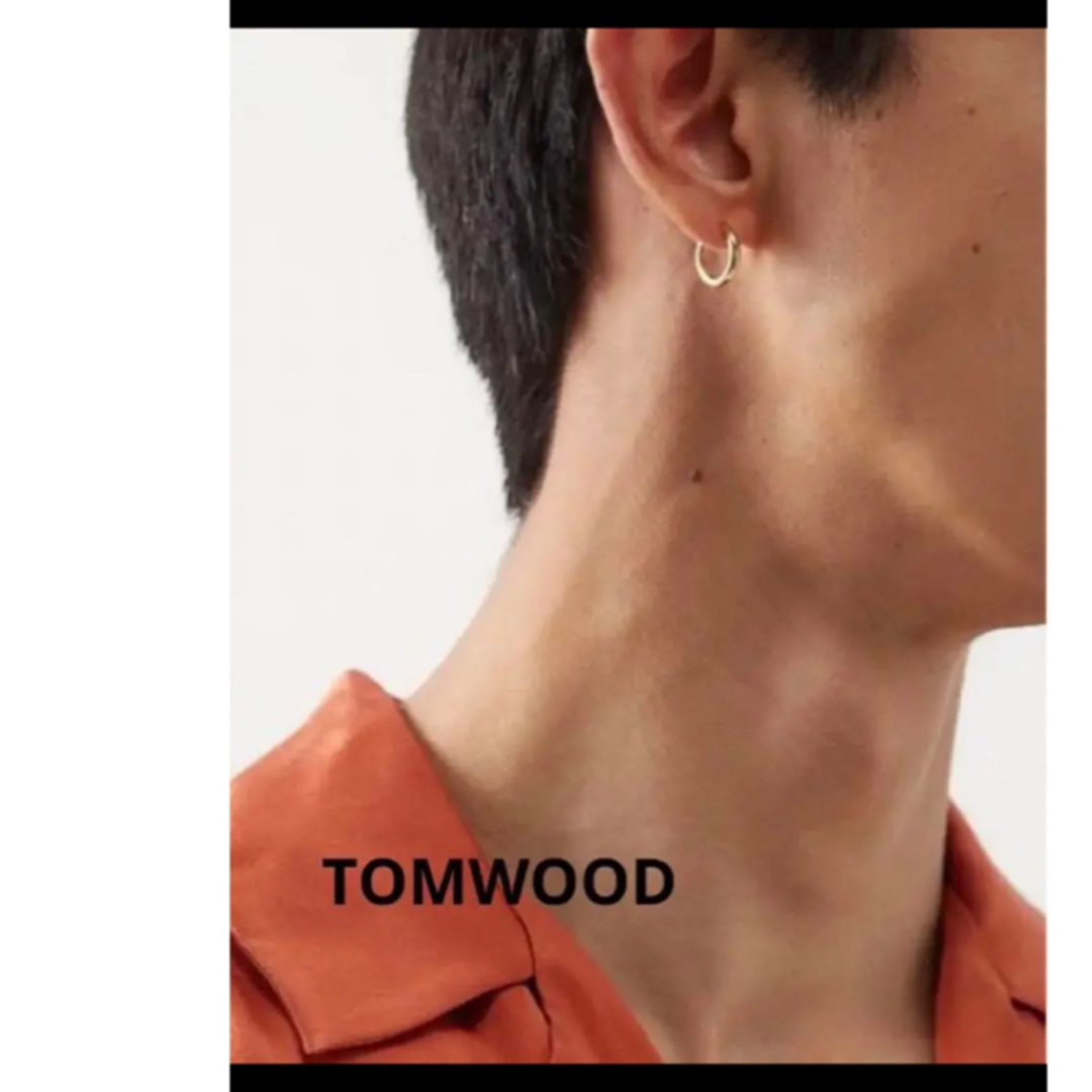 新品未使用TOM WOODトムウッド Goldフープピアスsmall