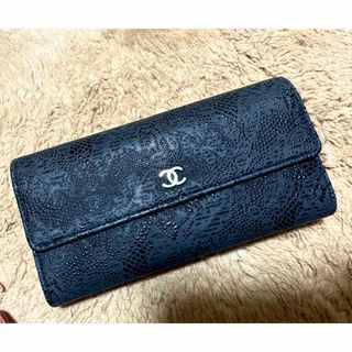 シャネル(CHANEL)のCHANEL 花柄長財布(財布)