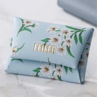 フェイラー(FEILER)の大人百花 Spring 付録 FEILER ホワイトマーガレットマルチケース(コインケース)