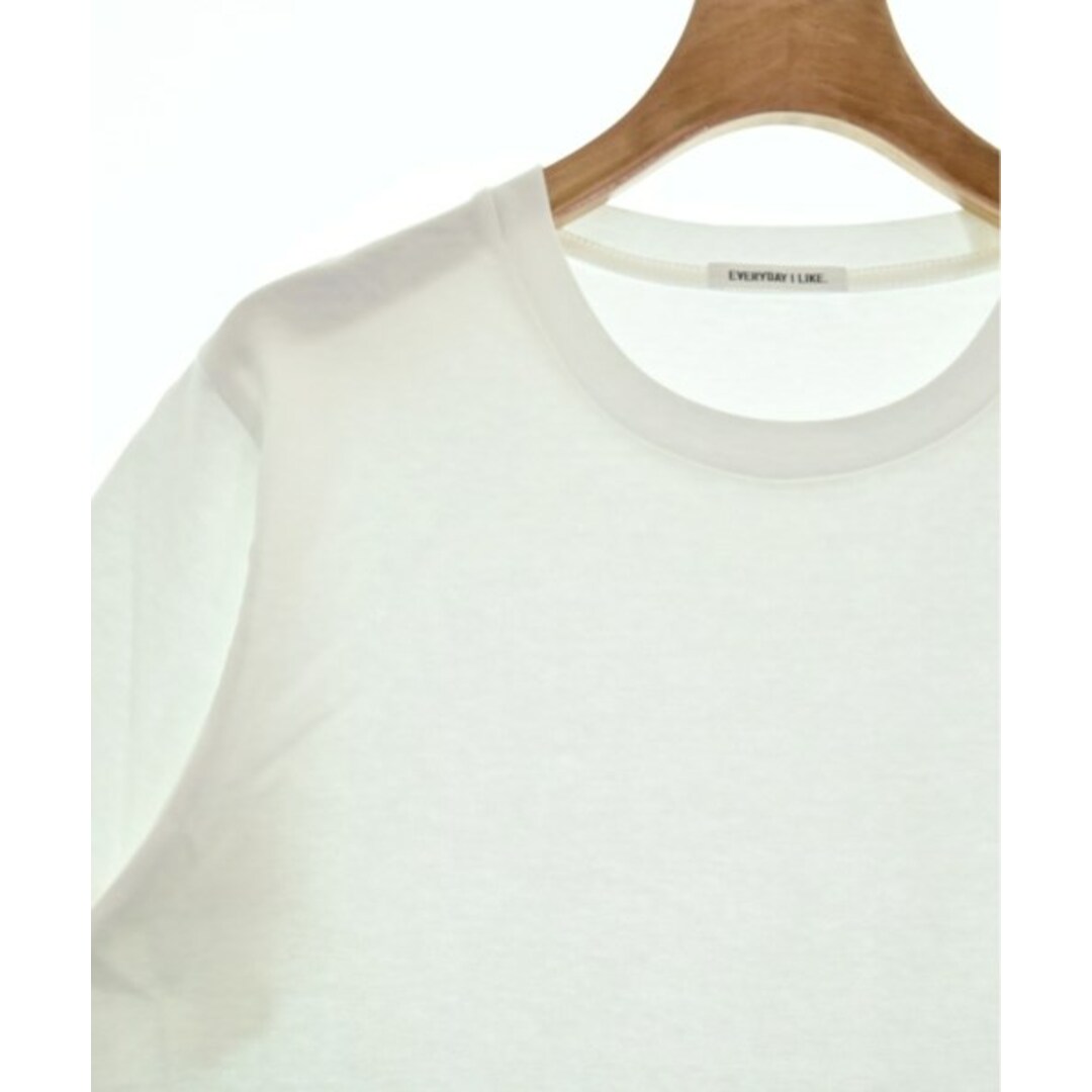 DEUXIEME CLASSE(ドゥーズィエムクラス)のDeuxieme Classe Tシャツ・カットソー -(XL位) 白 【古着】【中古】 レディースのトップス(カットソー(半袖/袖なし))の商品写真